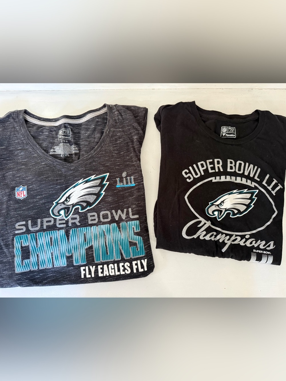 Philadelphia Eagles Women’s Super Bowl LII Champions T-Shirt and Long Sleeve